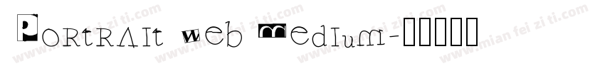 Portrait Web Medium字体转换